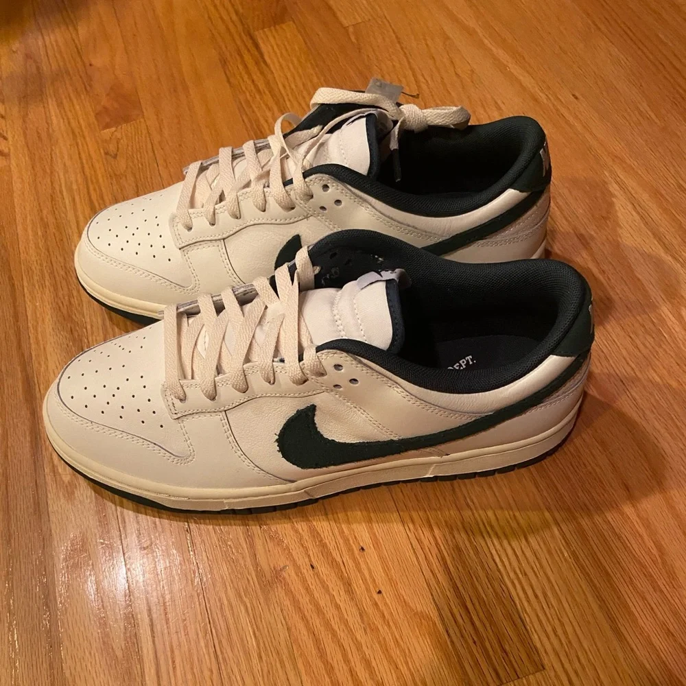 Nike Dunk Low Men's Sneakers Sz 11 'Athletic Department' Green White FQ8080-133